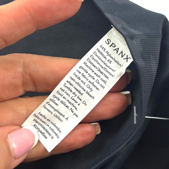 NWT Spanx Gray Ecocare Seamless Highrise Camouflage Full Length Leggings (M) - Picture 12 of 16